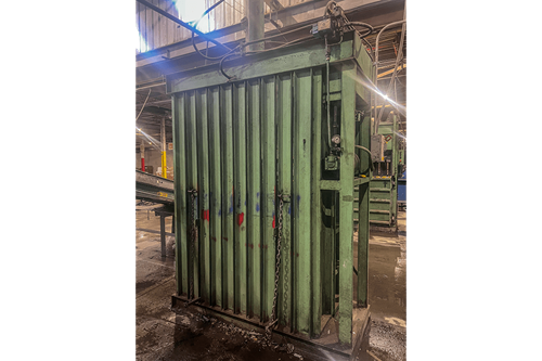  Used Semi-Automatic Vertical Baler For Sale - Rear View