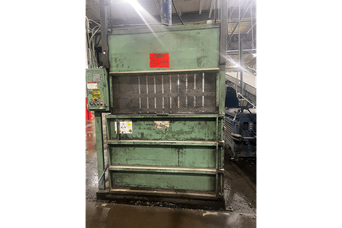 Used Semi-Automatic Vertical Baler For Sale - Front View 2