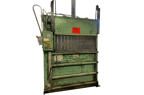  Used Semi-Automatic Vertical Baler For Sale - Front View