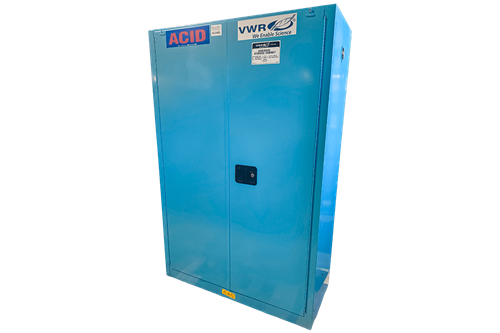  Used 45 Gallon Corrosive Storage Cabinets - Door Closed