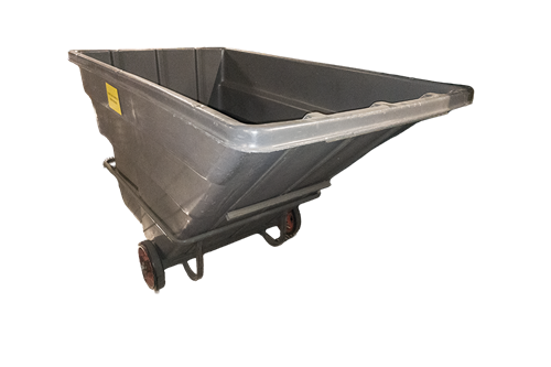Used Heavy Duty Rubbermaid Tilt Trucks 1036 - 2 Cu Yd Capacity