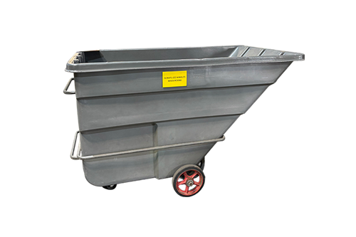 Used Heavy Duty Rubbermaid Tilt Trucks 1036 - 2 Cu Yd Capacity
