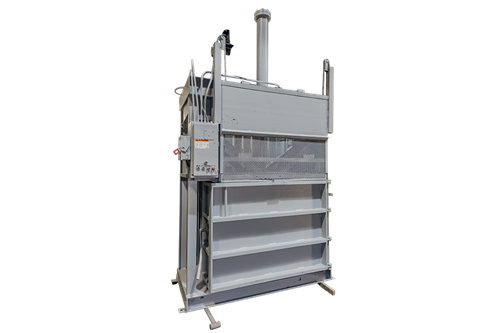  Used Semi-Automatic Vertical Baler For Sale - Front View