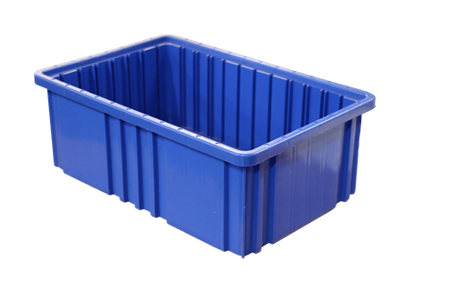  Used Stackable Plastic Bins - 16