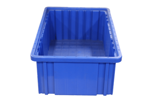  Used Stackable Plastic Bins - 16