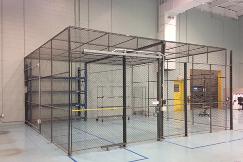 Used Wire Security Cage - 96