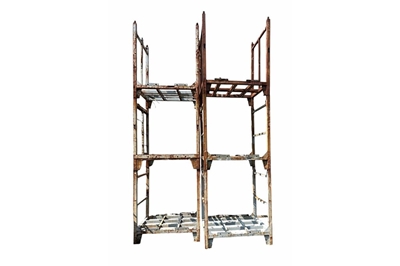 Used Heavy Duty Stack Racks with Removable Cleats