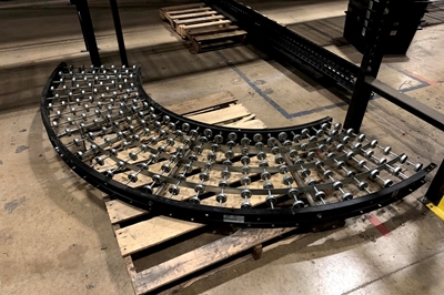 Used Skate Wheel Conveyor Curves