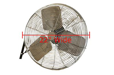 Used Wall Mounted Fans - 22"