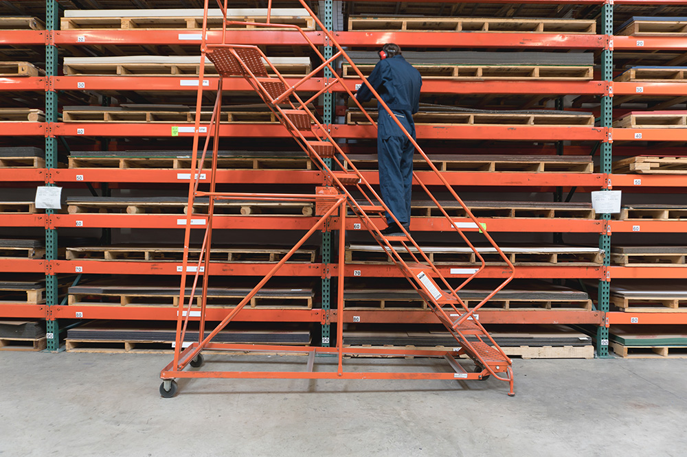Used Rolling Ladders are available in a variety of sizes from American Surplus!