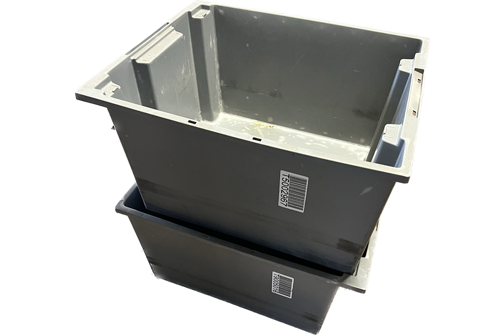 High Quality Big plastic nested and stacked storage boxes and bins  Manufacturer and Supplier