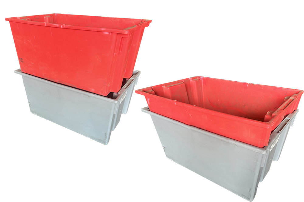 Utility Extra Large Stackable Plastic Bins