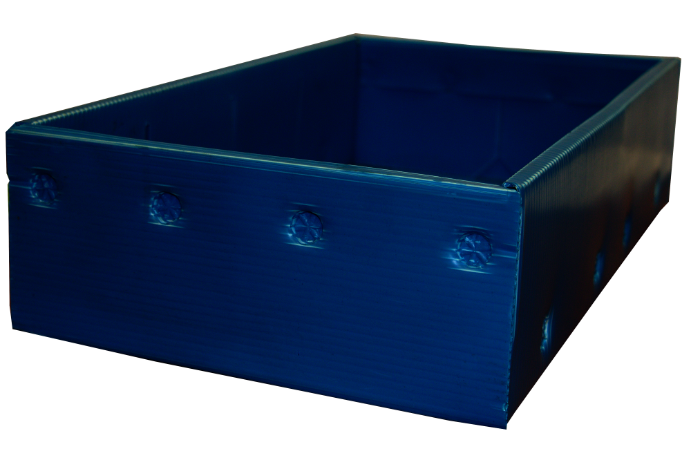 Customized Corrugated Plastic Bins Mailing Totes Plastic Storage