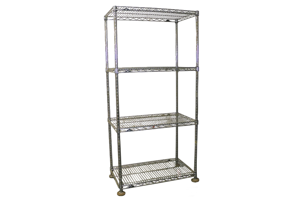 Using Wire Shelving vs Louvered Panels to Organize Storage Bins