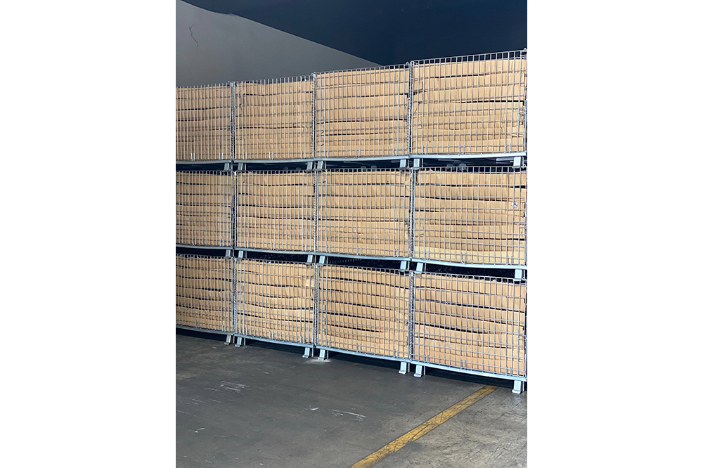 Used Collapsible Industrial Wire Baskets American Surplus