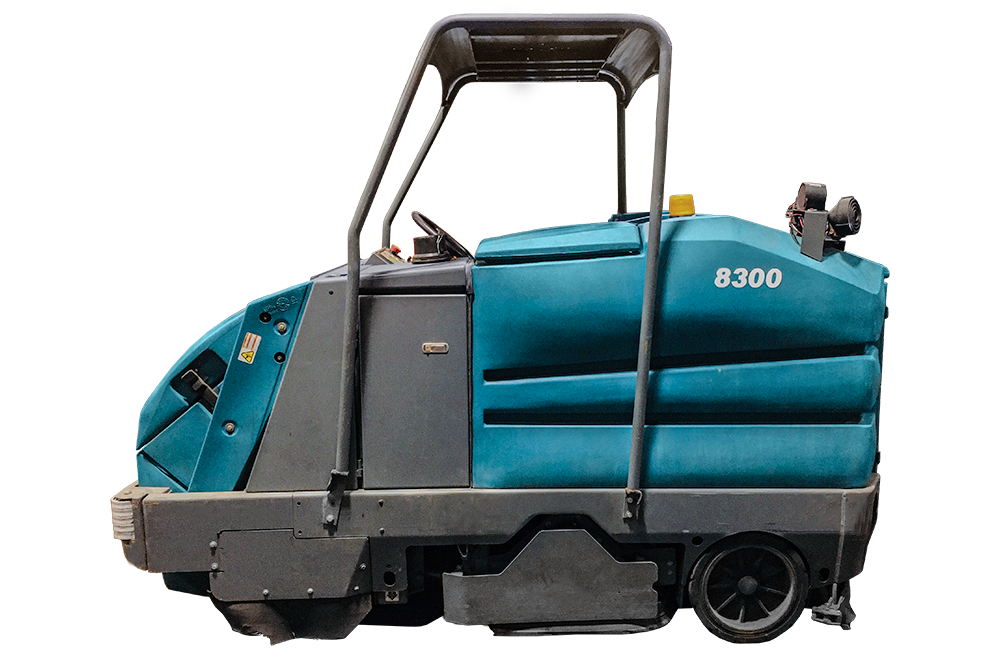 Used Tennant 8300 Industrial Floor SweeperScrubber
