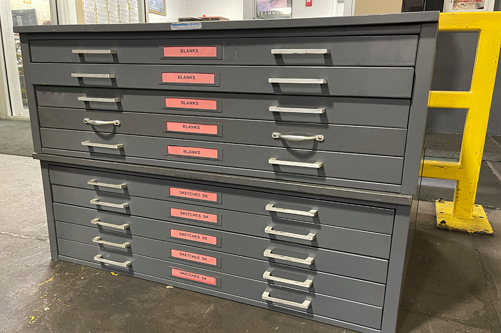 Steel Flat File  Second Use Building Materials and Salvage