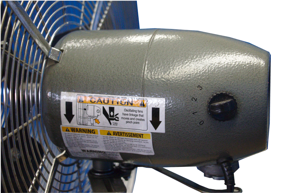Used Global Industrial Pedestal Fans 24"