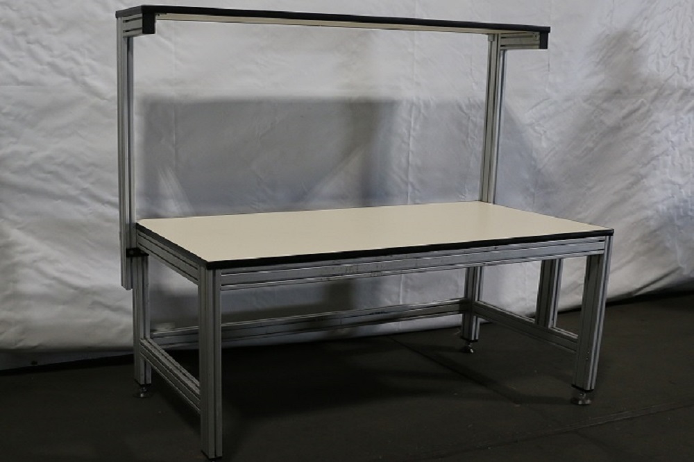 Used Custom 80/20 Extruded Aluminum Workbenches