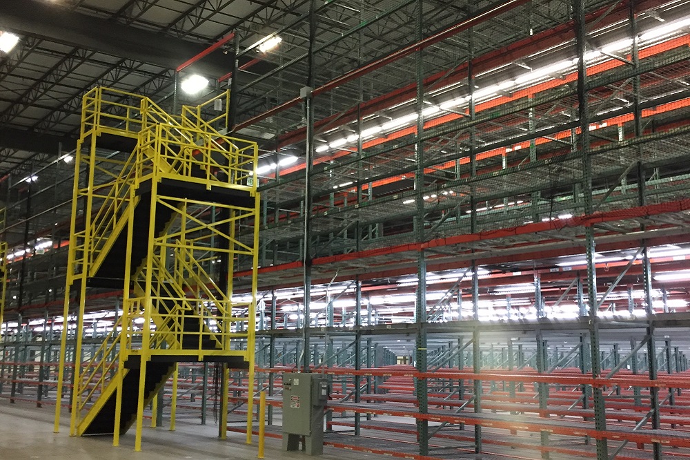 Used Pallet Rack Supported Mezzanine
