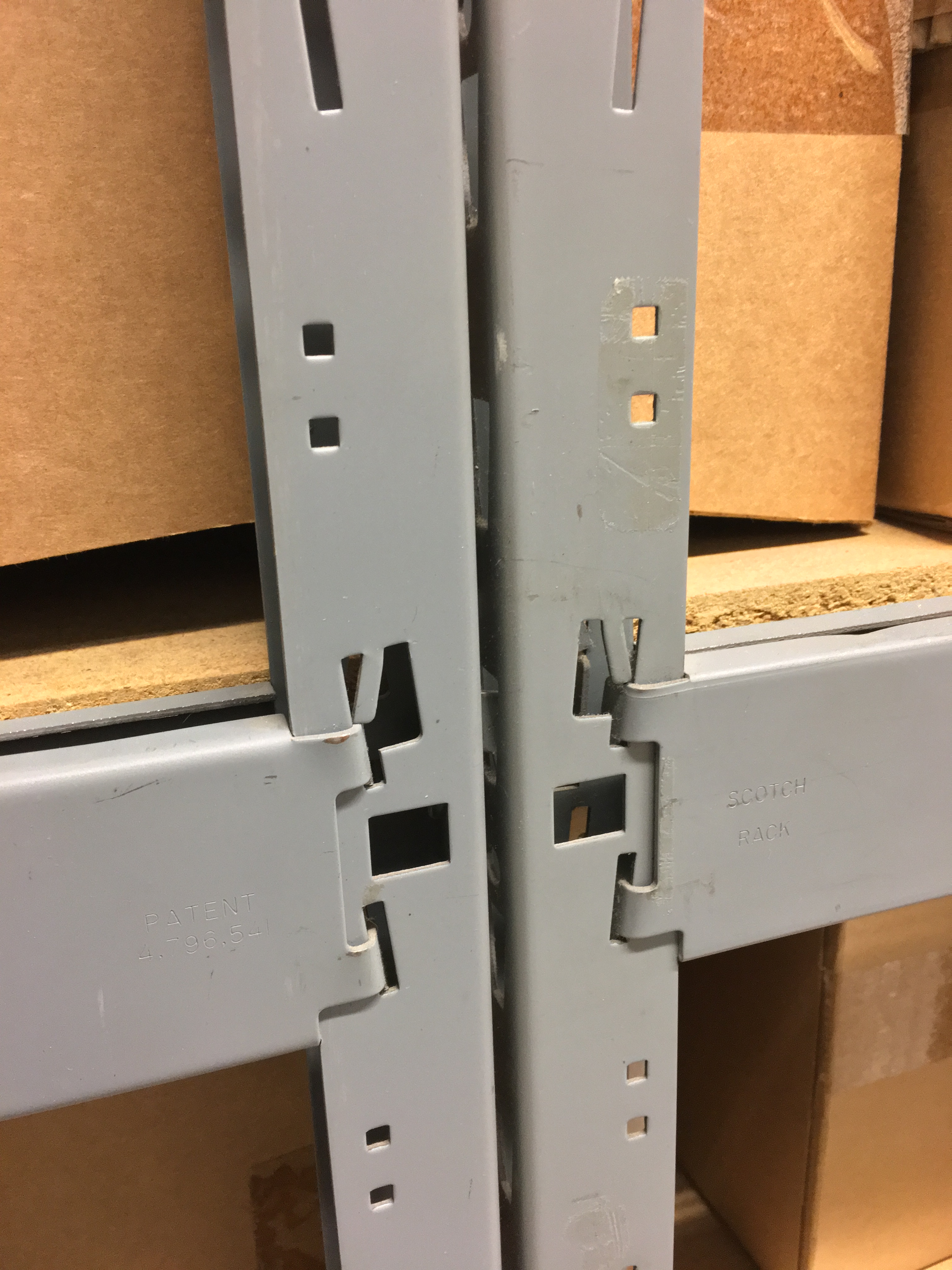 Used Scotch Rack Wood Deck Shelving