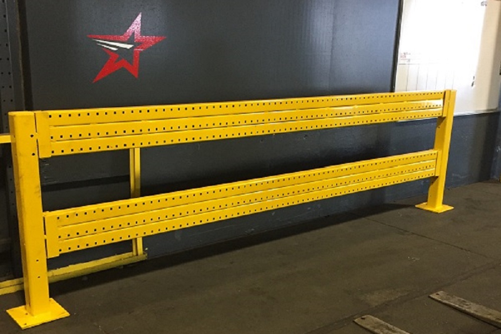 Used Warehouse Safety Guard Rail | American Surplus