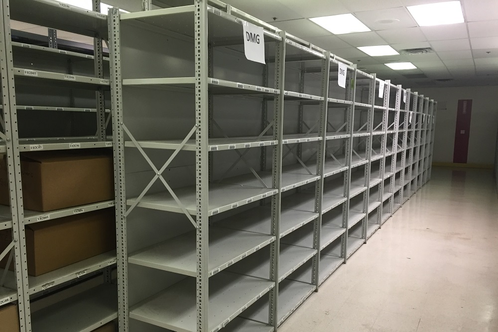 Used Steel Shelving - 24" Deep