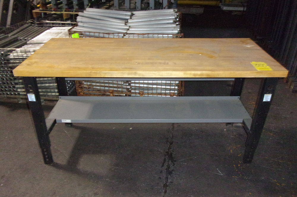 Used Butcher Block Workbench 30" Deep
