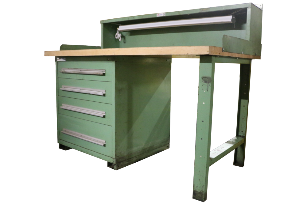 Custom Butcher Block Workbench