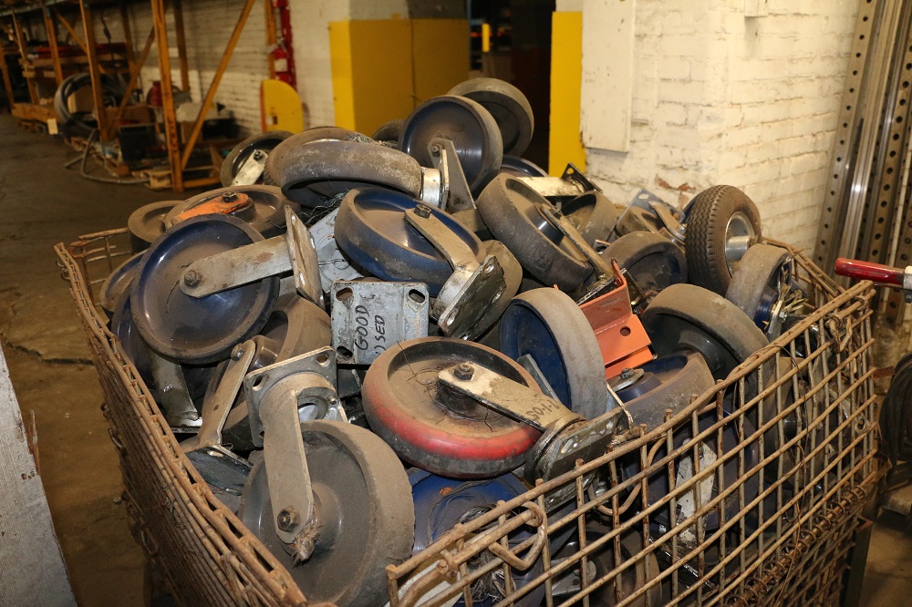Used Casters Nylon, Steel, & More American Surplus