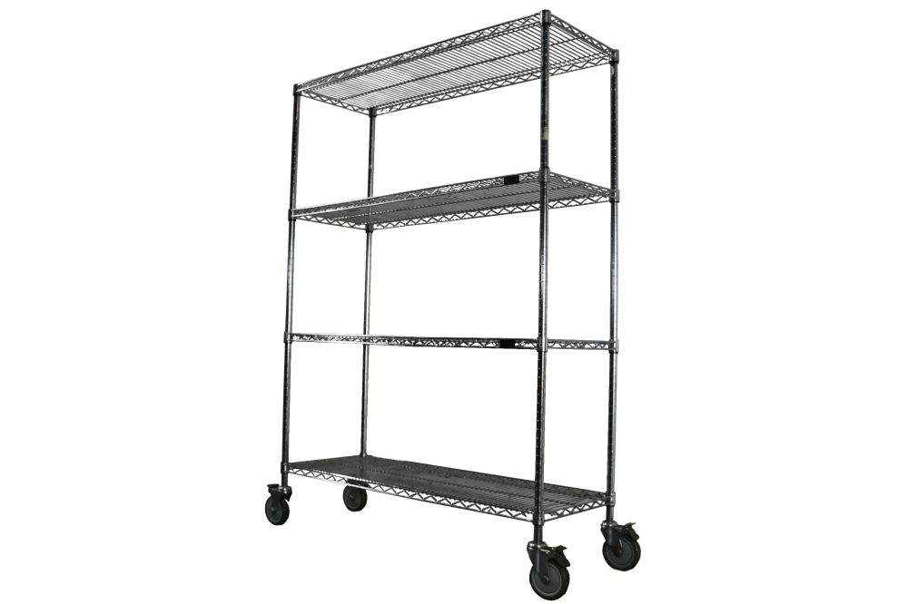 Used Mobile Wire Shelving American, Wire Shelving Depths