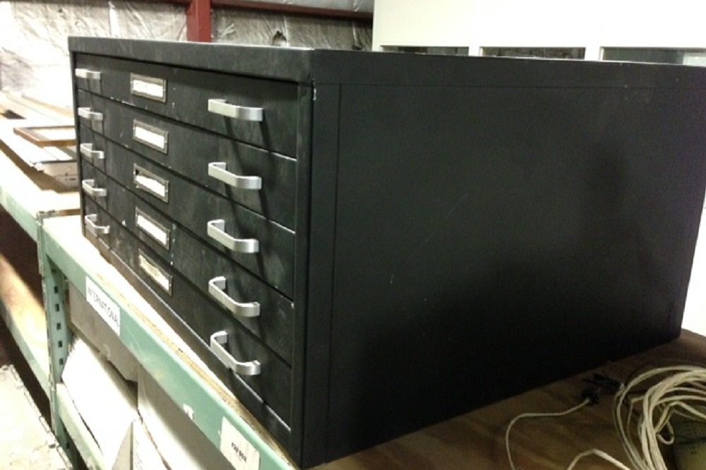 Used Blueprint Cabinets American Surplus