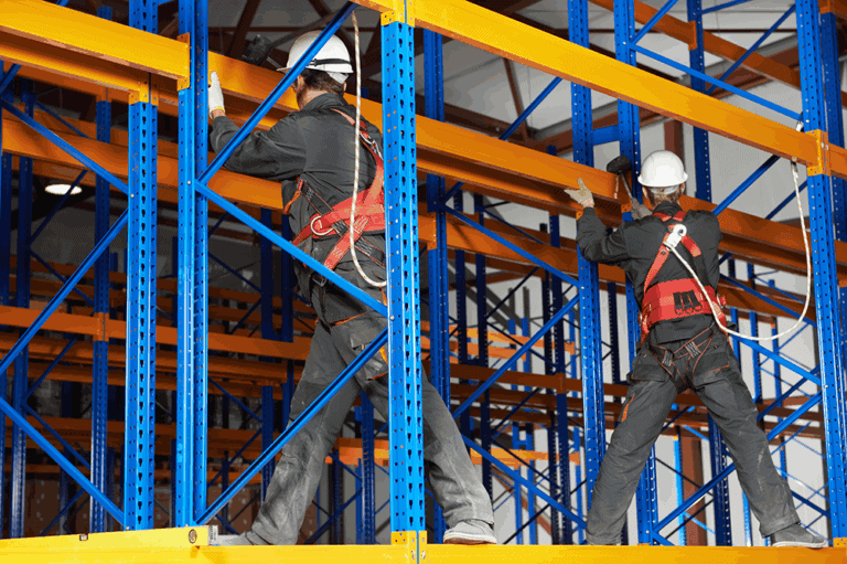 pallet rack installation