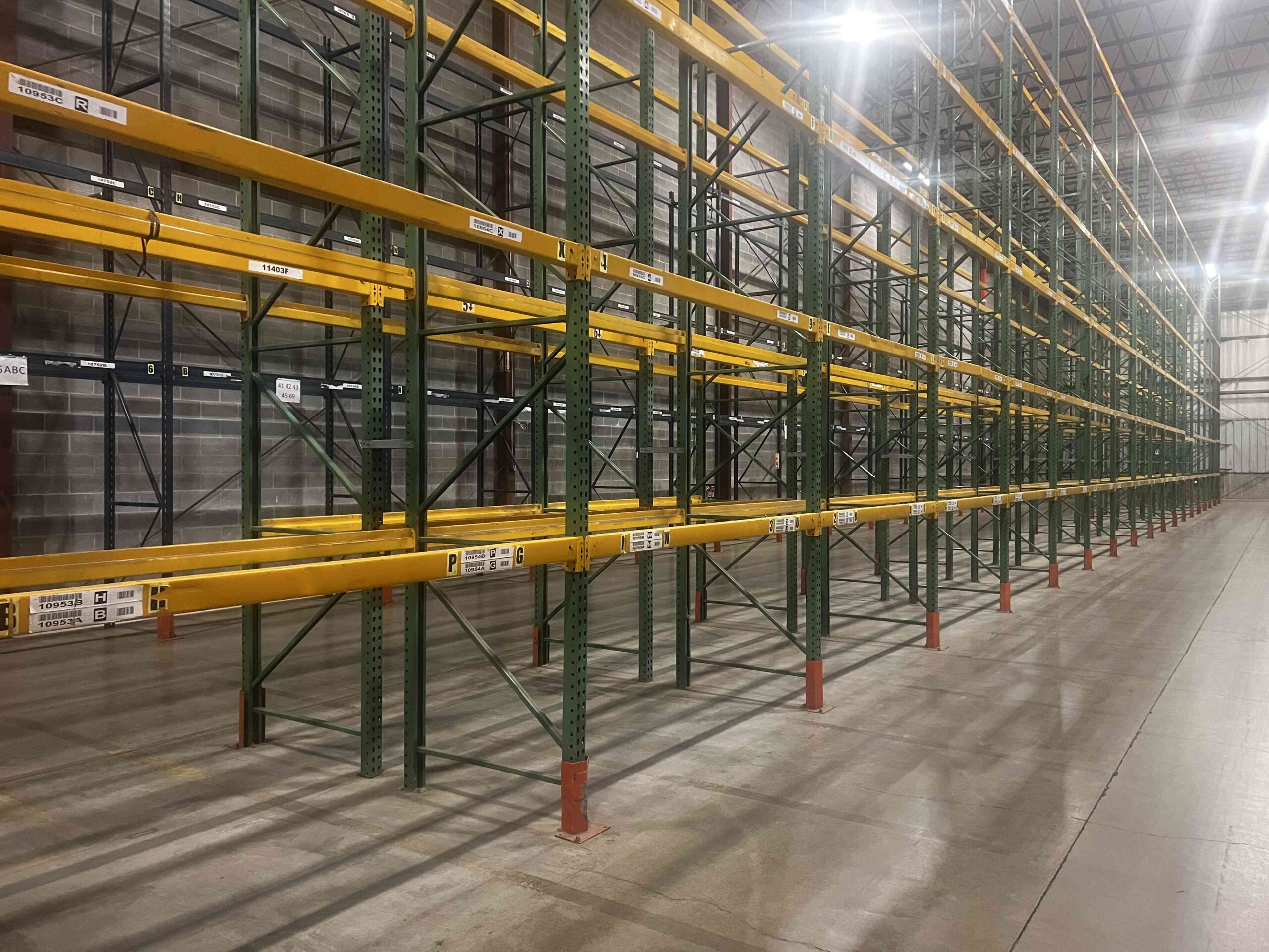 Teardrop Pallet Rack Liquidation By American Surplus