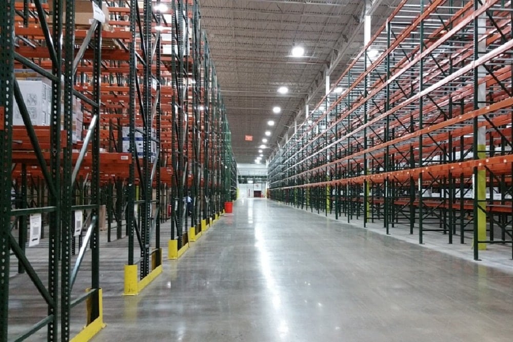 Pre-Owned Pallet Racking Installed By American Surplus at A Significant Discount Compared to Manufacturer MSRP