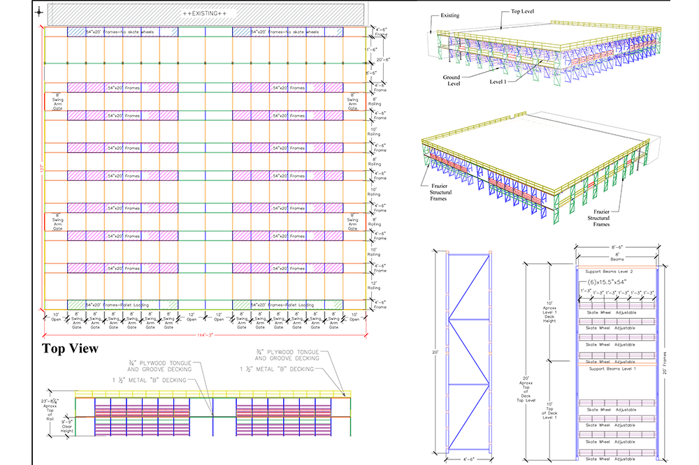Our Most Recently Completed Pick Module, Featuring Three Levels And A Carton Flow Base