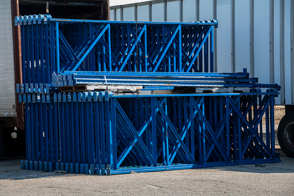 Used Keystone Pallet Rack Uprights
