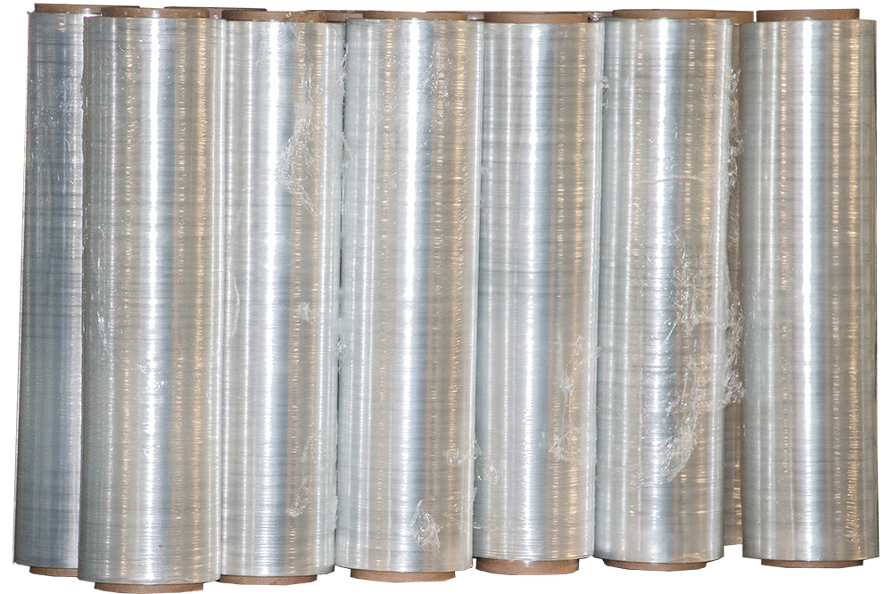 rolls of stretch wrap