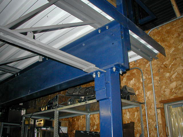 Photo of a Column-Connection style Mezzanine Joist