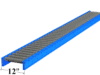 12" Wide Gravity Roller Conveyor