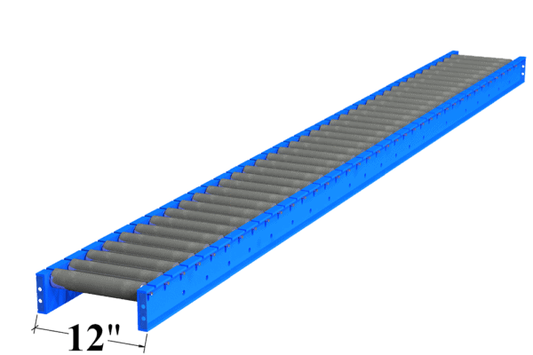 12" Wide Gravity Roller Conveyor