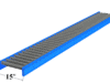 Used 15" Wide Gravity Roller Conveyor
