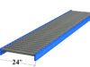 24" Wide Gravity Roller Conveyor