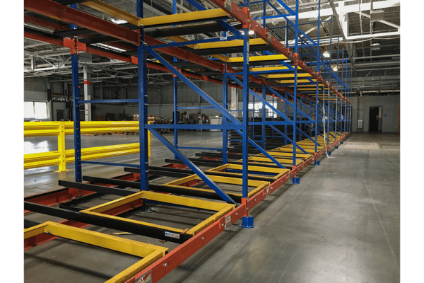 Used Push Back Rack