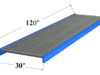 30" Wide Gravity Roller Conveyor