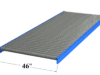46" Wide Heavy Duty Gravity Roller Conveyor