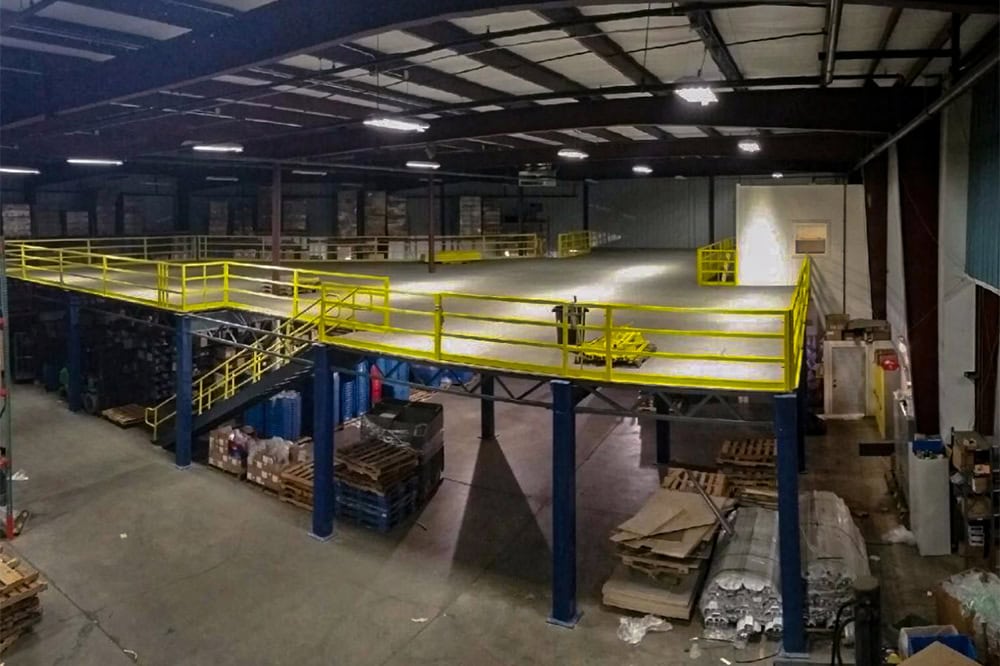 Used Steel Mezzanine Permitting