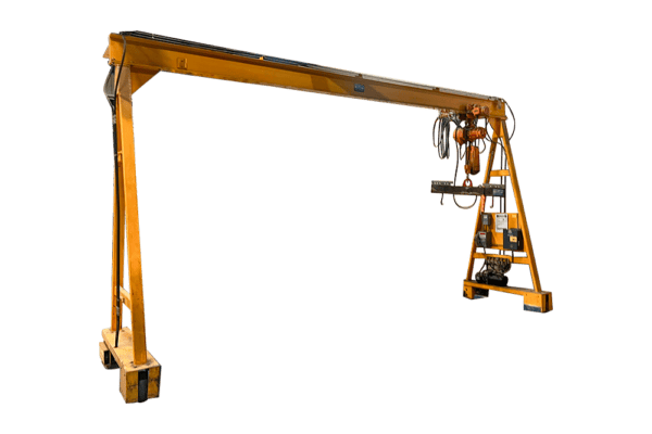 Used Powered Traveling A-Frame Crane