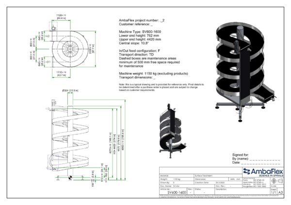 Used SpiralVeyor SV Spiral Conveyor - Image 10