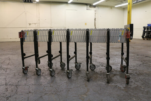 Used 18" Wide Bestflex Flexible Skatewheel Conveyor